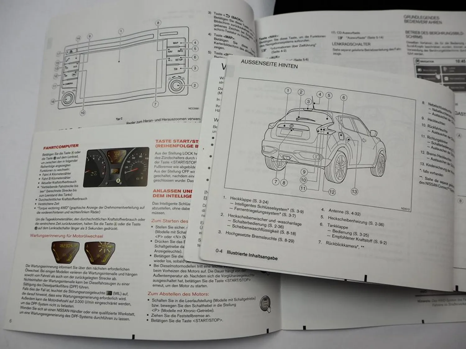 Nissan Juke F15 Betriebsanleitung Bedienungsanleitung 8/2016 Bordmappe