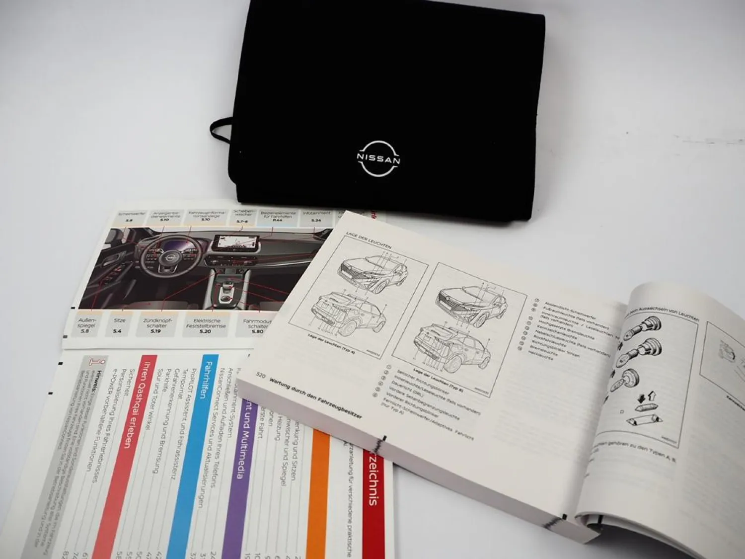 Nissan Qashqai J12 Betriebsanleitung 9/2025 Bordmappe Bedienung deutsch