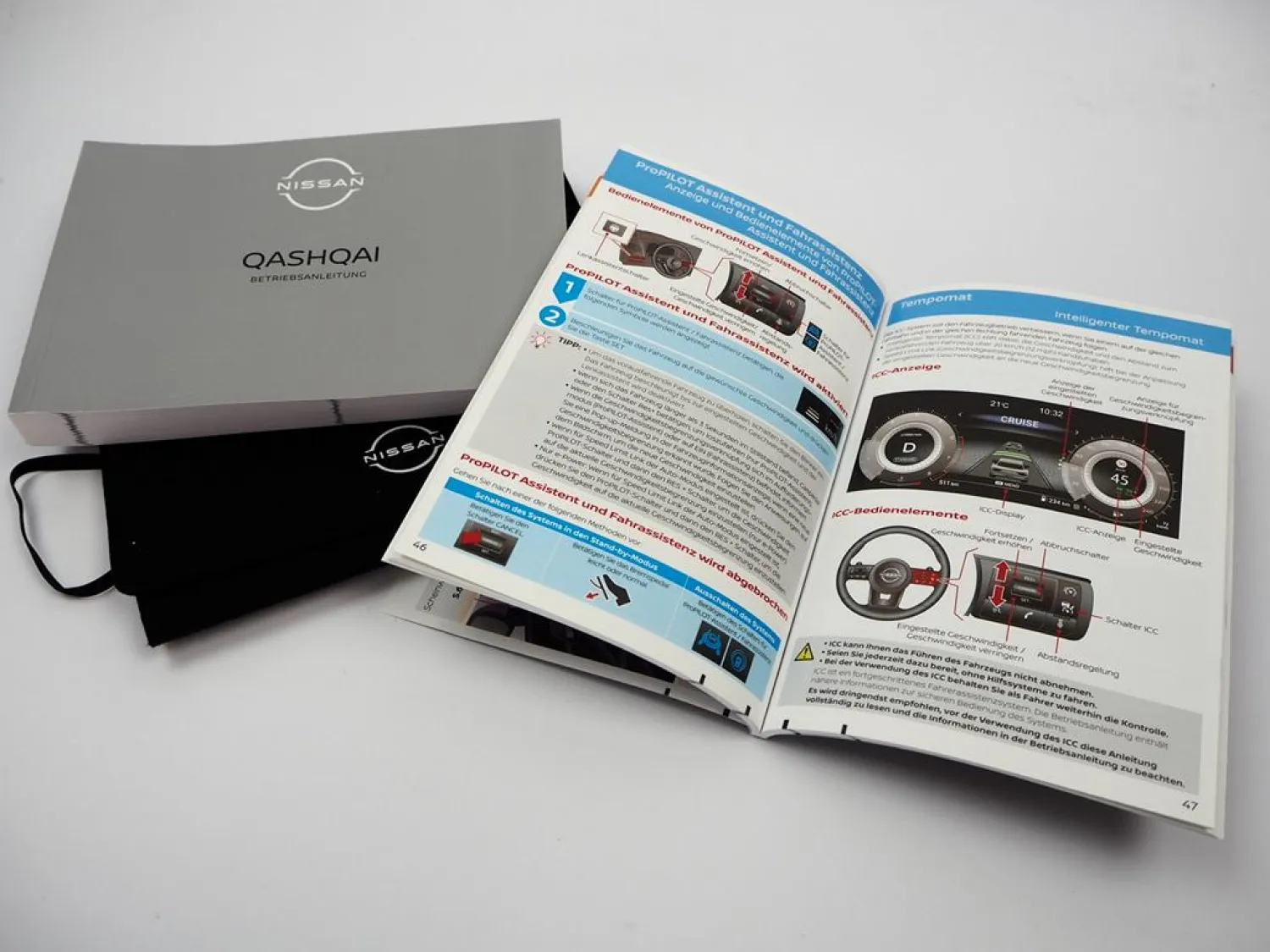 Nissan Qashqai J12 Betriebsanleitung 9/2025 Bordmappe Bedienung deutsch