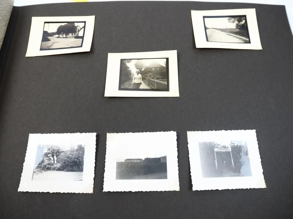 Nodseebad Wyk a. Föhr Fotoalbum mit 16 AK Hafen Dampfer Luftaufnahme 30/40er J