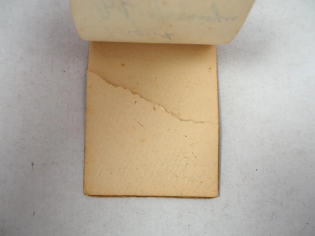 Notizblock Hanomag Schlepper C. Rottcher Köln ca. 1940/50er Jahre