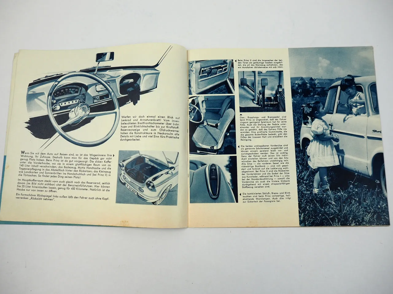 NSU Prinz I II 30 30E Prospekt ca. 1958