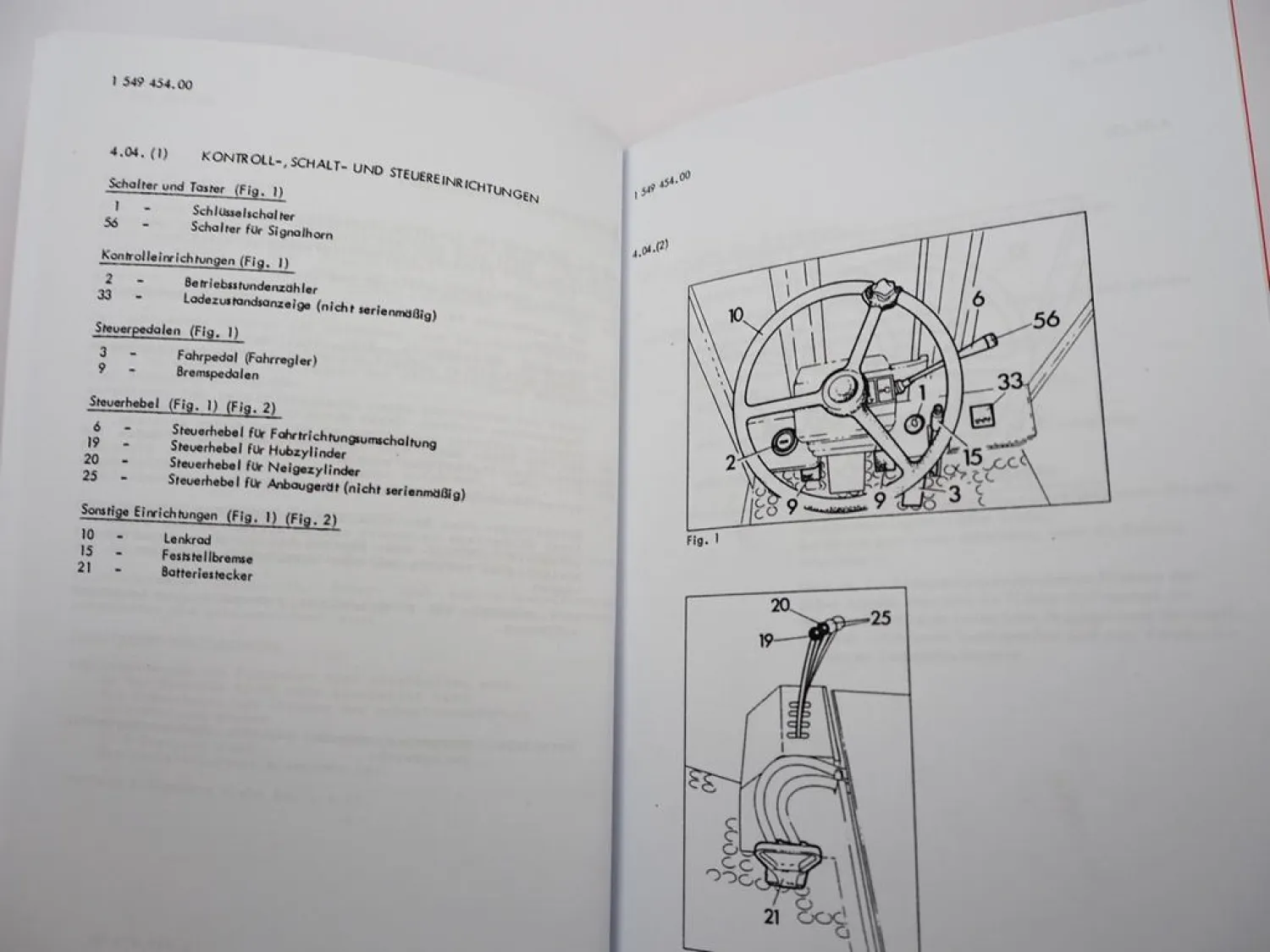 O&K E12 E15 Gabelstapler Bedienungsanleitung Betriebsanleitung zum Flurförderfahrzeug