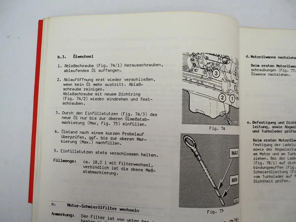 O&K F156 Grader Inspektion Wartungshandbuch 1986
