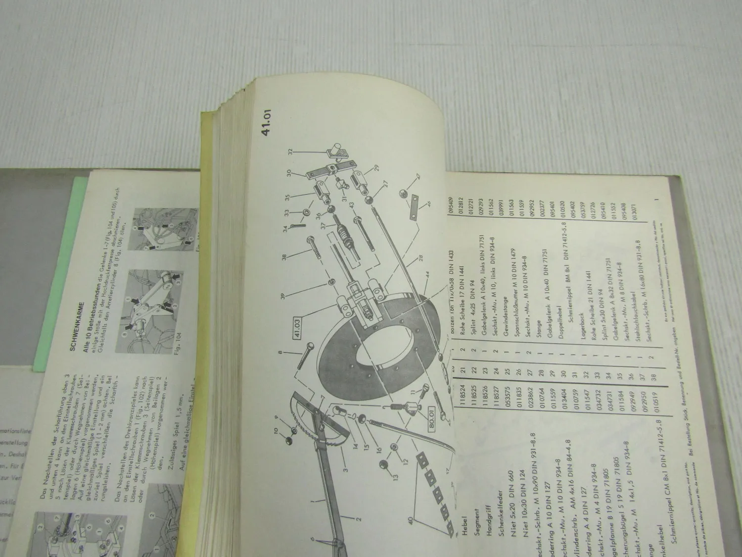 O&K G16 Grader Ersatzteilliste Betriebsanleitung Schaltplan Elektrik ca 1970
