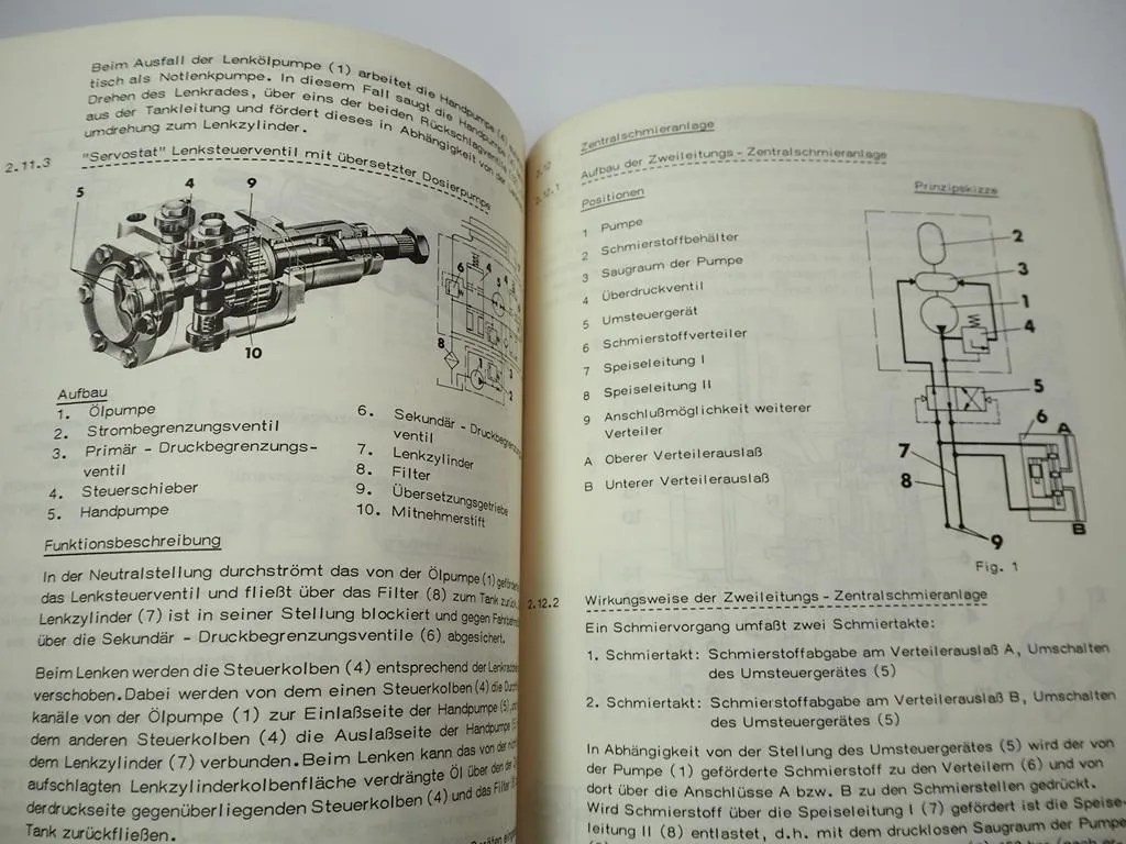 O&K Grundlagen Funktion Hydraulik Technisches Handbuch 1979 Werkstatthandbuch