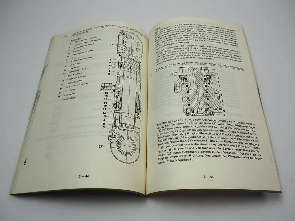 O&K Grundlagen Funktion Hydraulik Technisches Handbuch 1979 Werkstatthandbuch