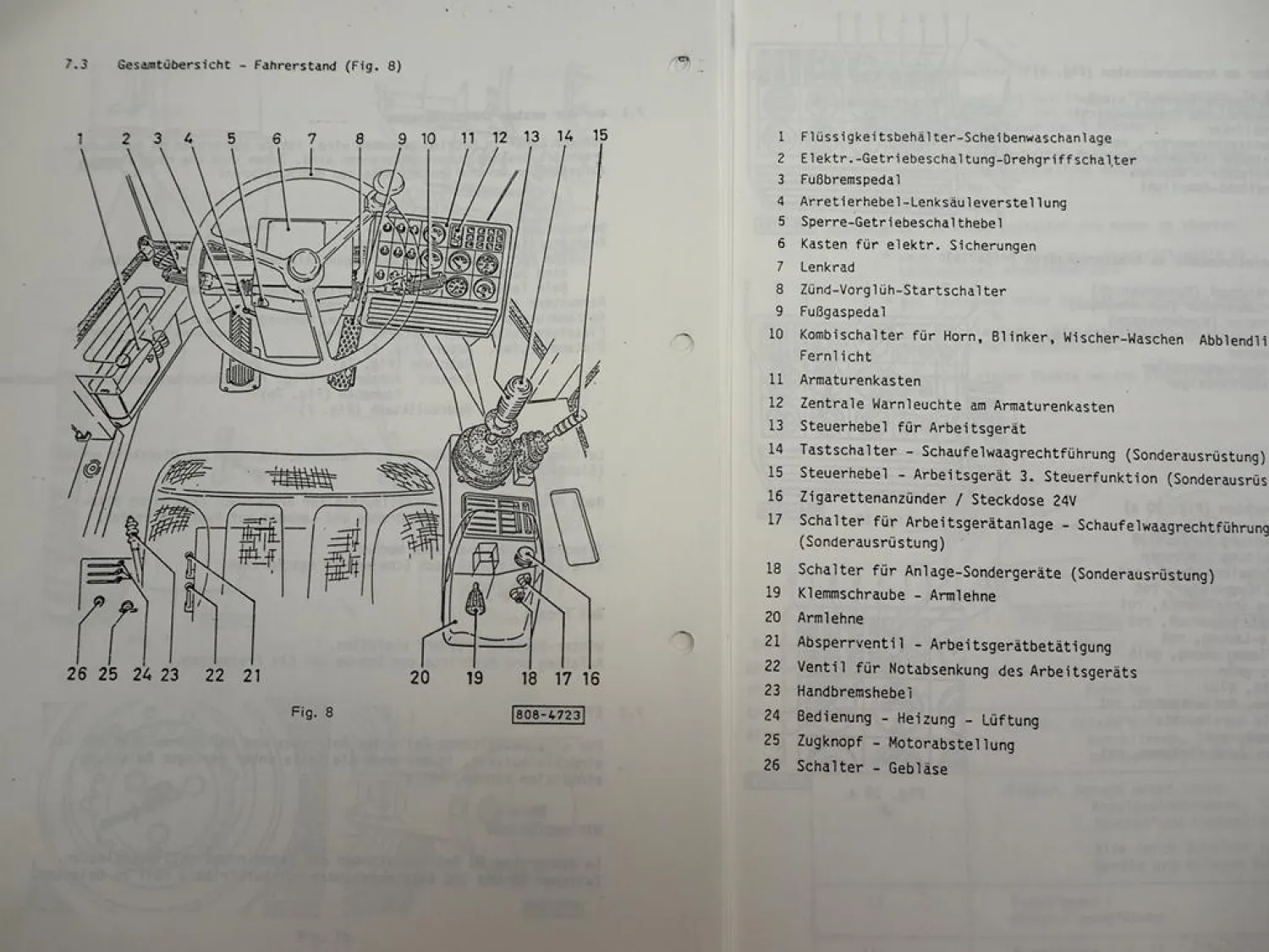 O&K L20 Radlader Betriebsanleitung Wartung Instandhaltung Ersatzteilkatalog 1993