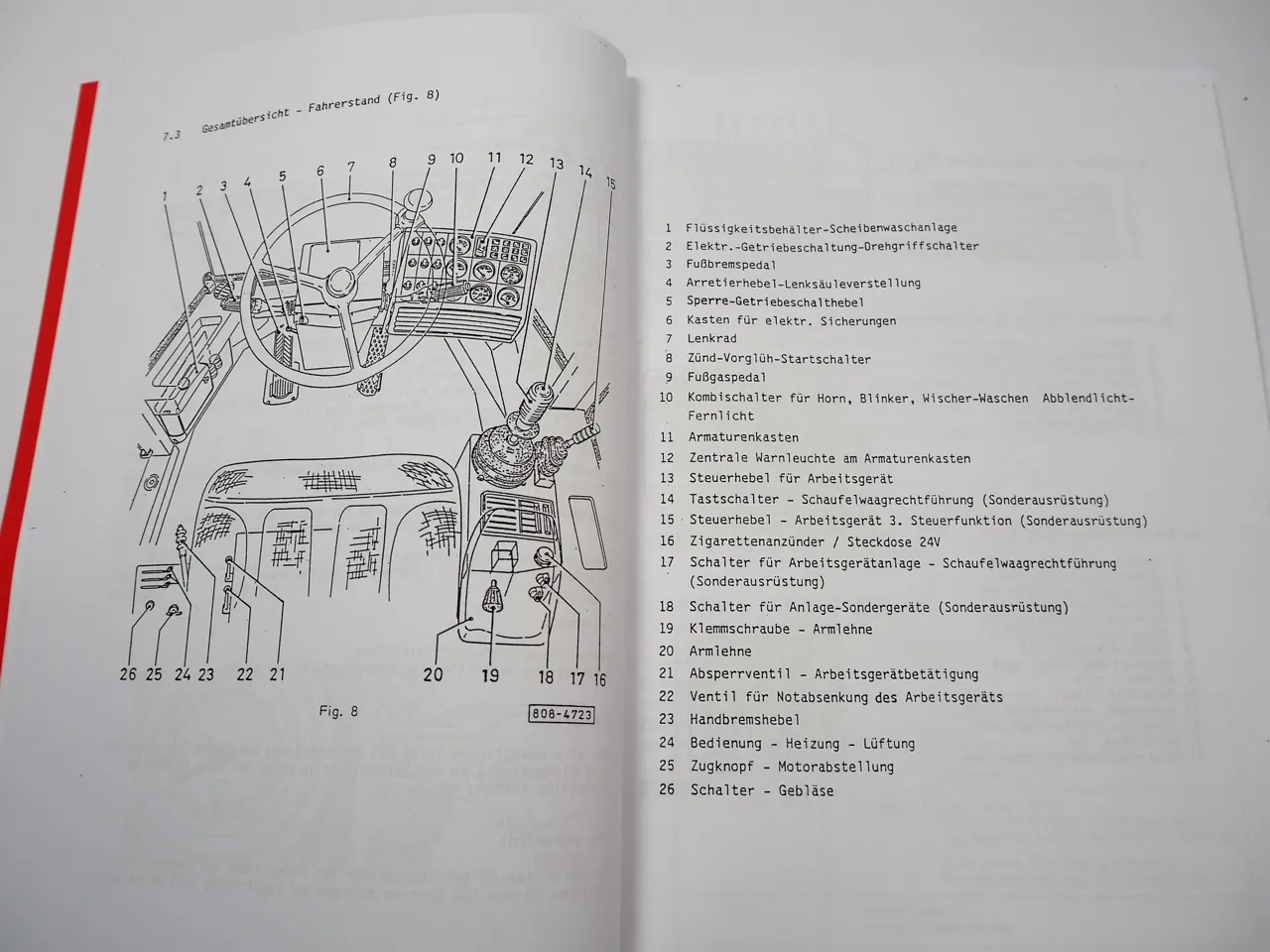 O&K L25 Radlader Bedienung Betriebsanleitung