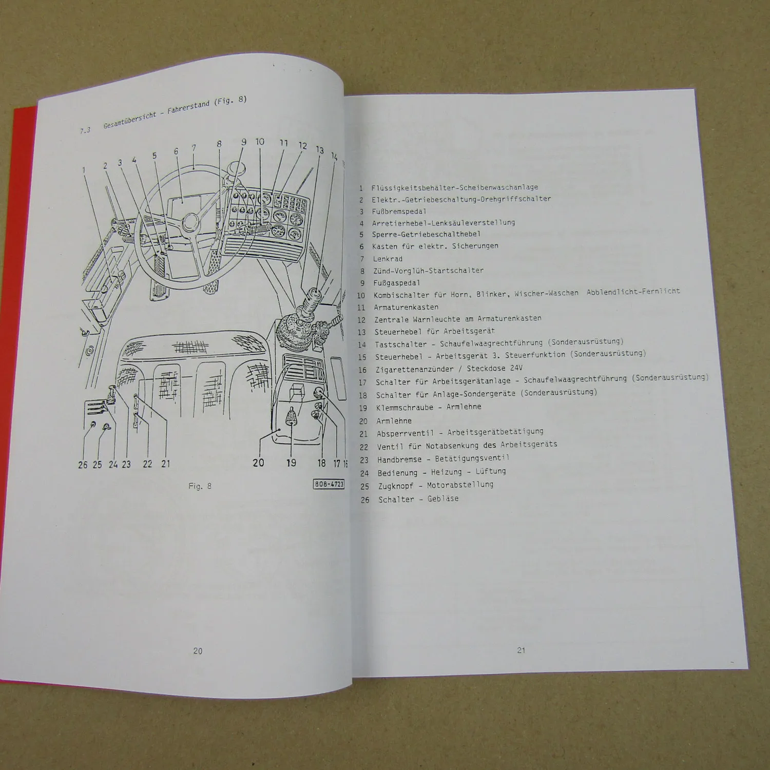 O&K L30 Radlader Betriebsanleitung Bedienung