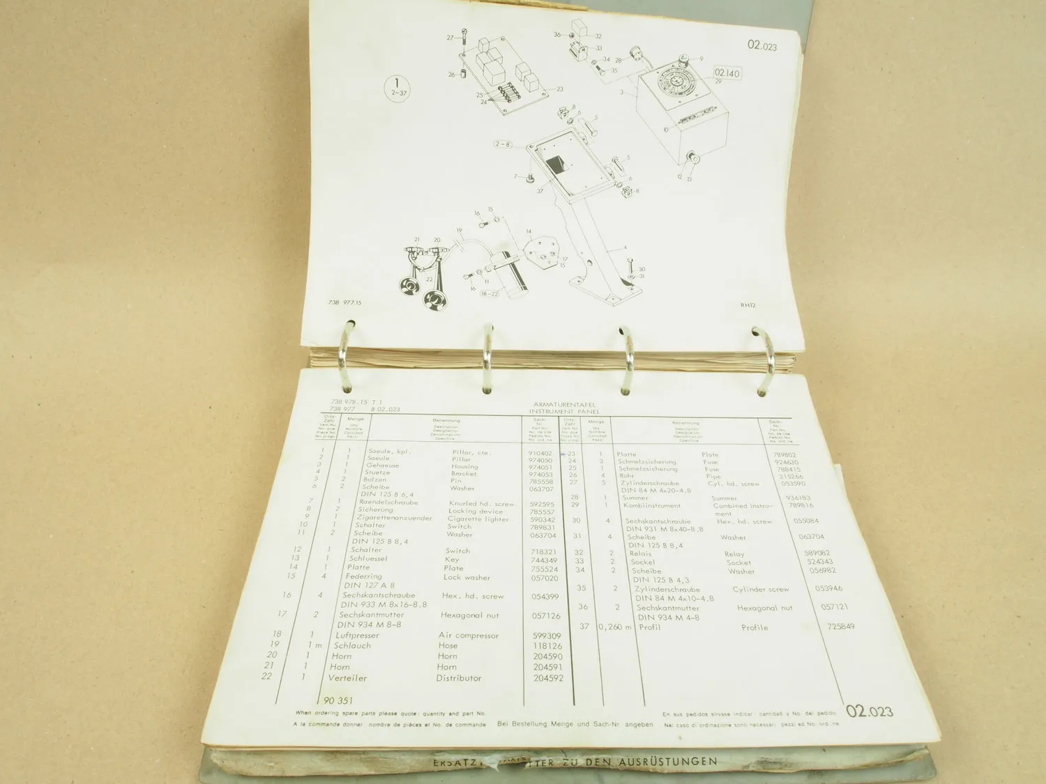 O&K RH12 C Bagger Betriebsanleitung Ersatzteilliste Orenstein & Koppel 1980