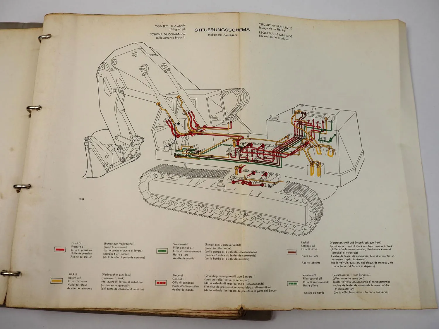 O&K RH15 Betriebsanleitung Ersatzteilliste Bagger Schaltplan Elektrik Hydraulik