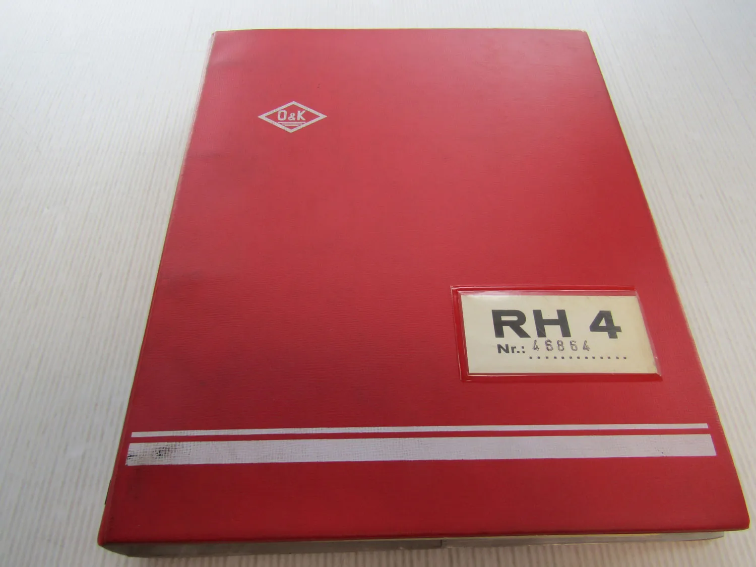 O&K RH4 Betriebsanleitung Schaltpläne Ersatzteilliste Bagger Motor ca 1969