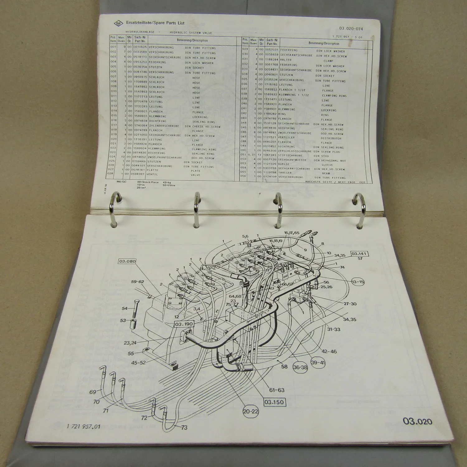 O&K RH40 C Ersatzteilkatalog Spare parts List mit Schaltplan Elektrik ca. 1986