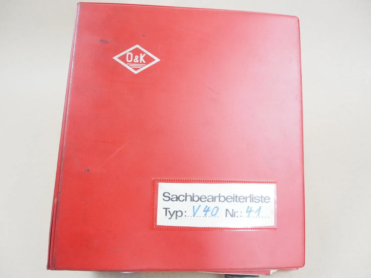 O&K V40 Gabelstapler Ersatzteilkatalog Ersatzteilliste um 1971