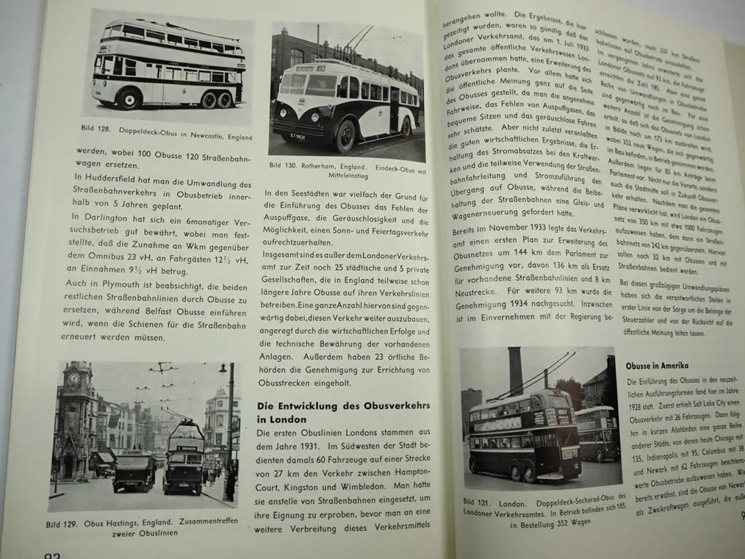 Oberleitung Omnibus Broschüre Vorteile Nahverkehr Vehrkehrsmittel VDE Essen 1936