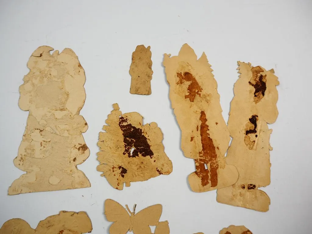 Oblaten Glanzbilder Weihnachtsmann Hänsel & Gretel Weihnachten Santa Claus