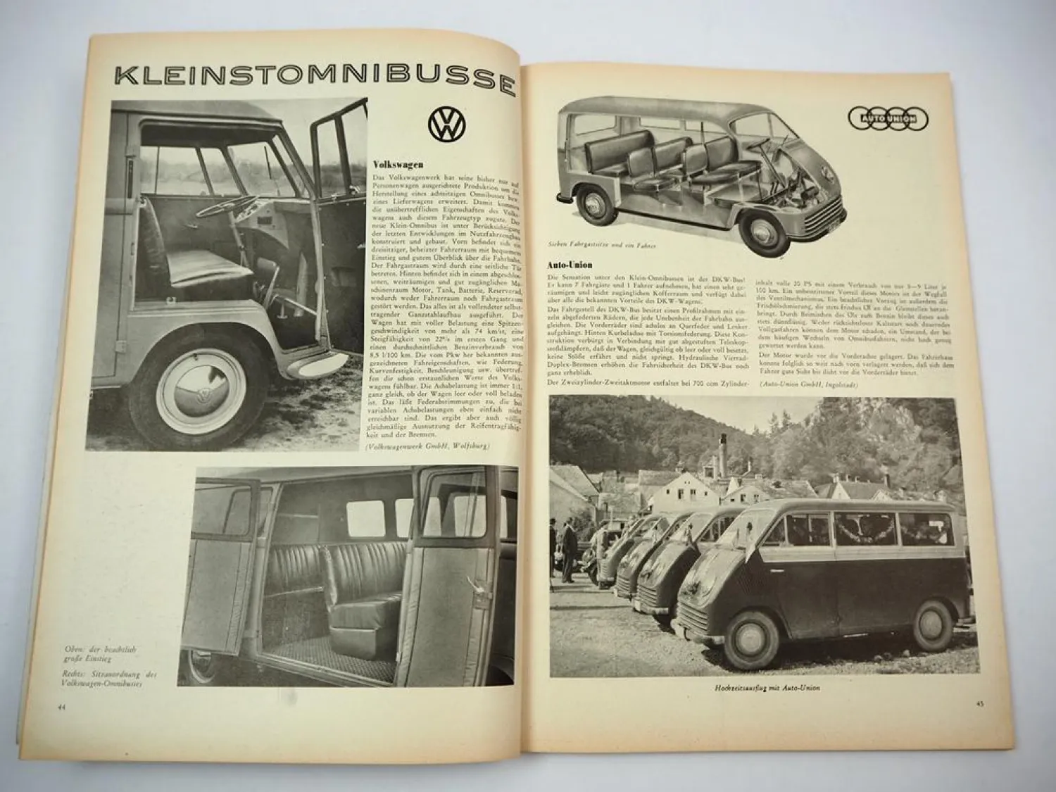 Omnibus Revue Zeitschrift Heft Nr. 1 Vogel Verlag München 1950