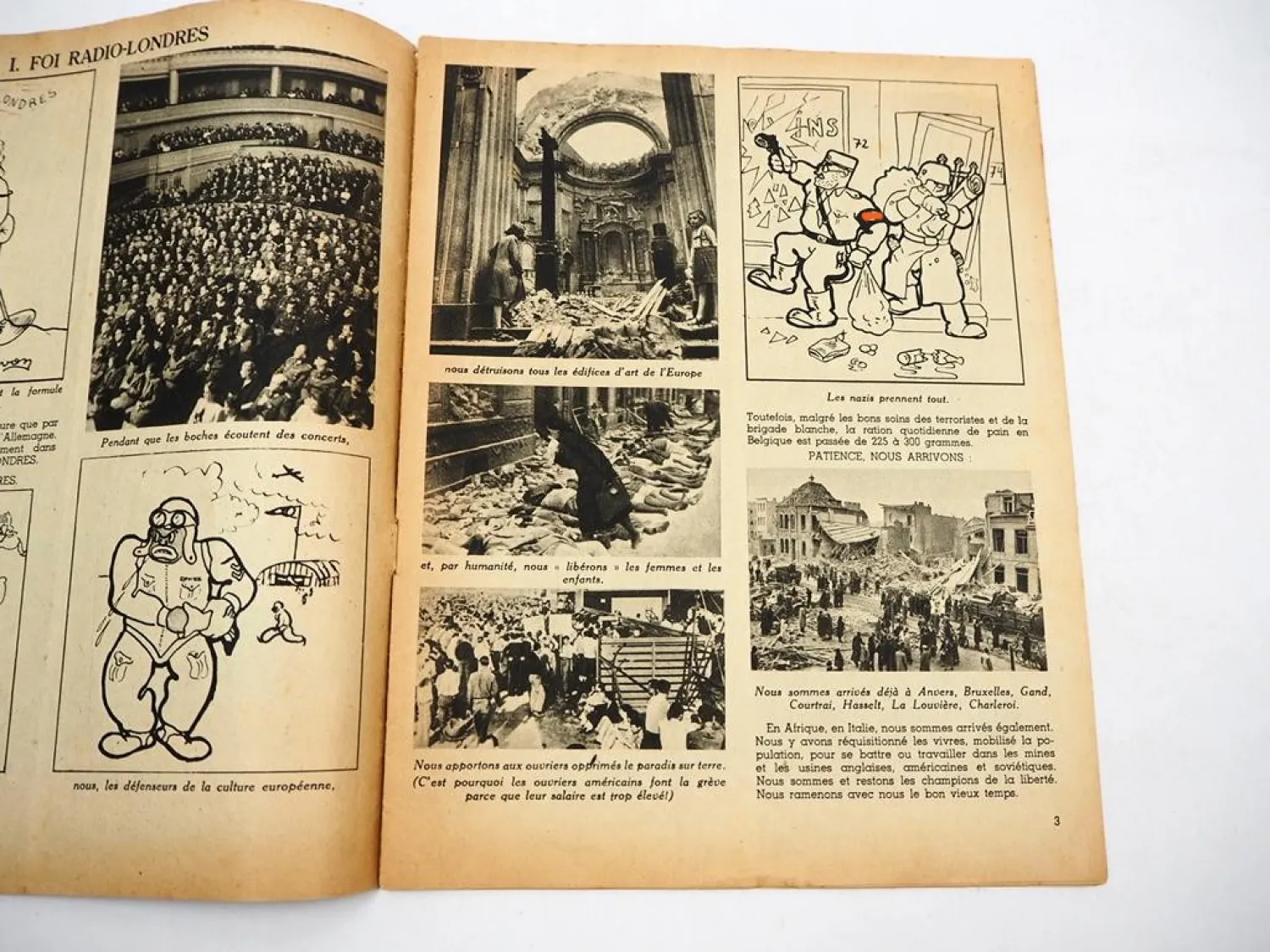 On les aura les boches Französisches Karikaturheft 1943 zum 2. Weltkrieg