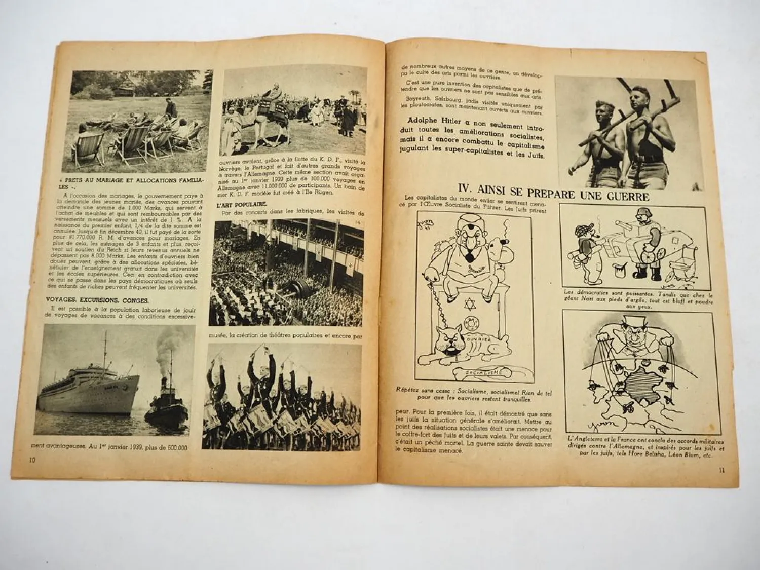 On les aura les boches Französisches Karikaturheft 1943 zum 2. Weltkrieg