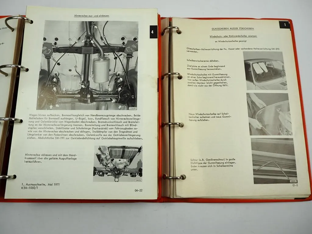 Opel Ascona 16 / 19 Manta A Werkstatthandbuch 2 Bände 1970/71 Reparaturanleitung