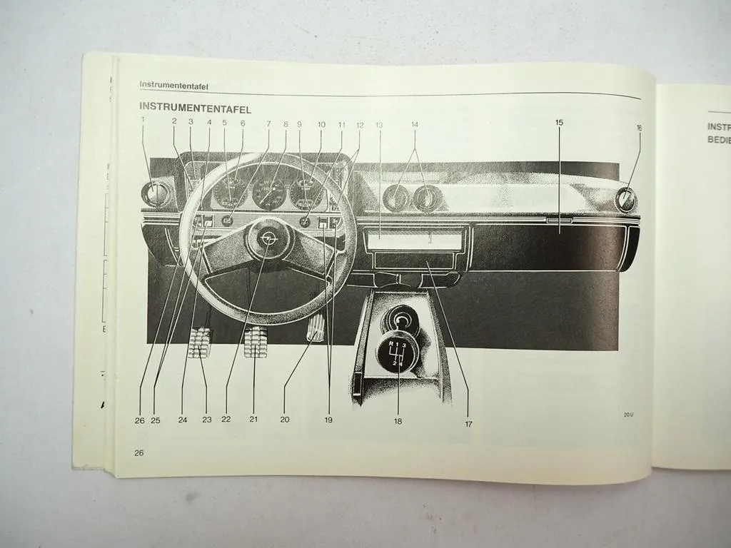Opel Ascona Manta B Betriebsanleitung Bedienungsanleitung Wartung 1979