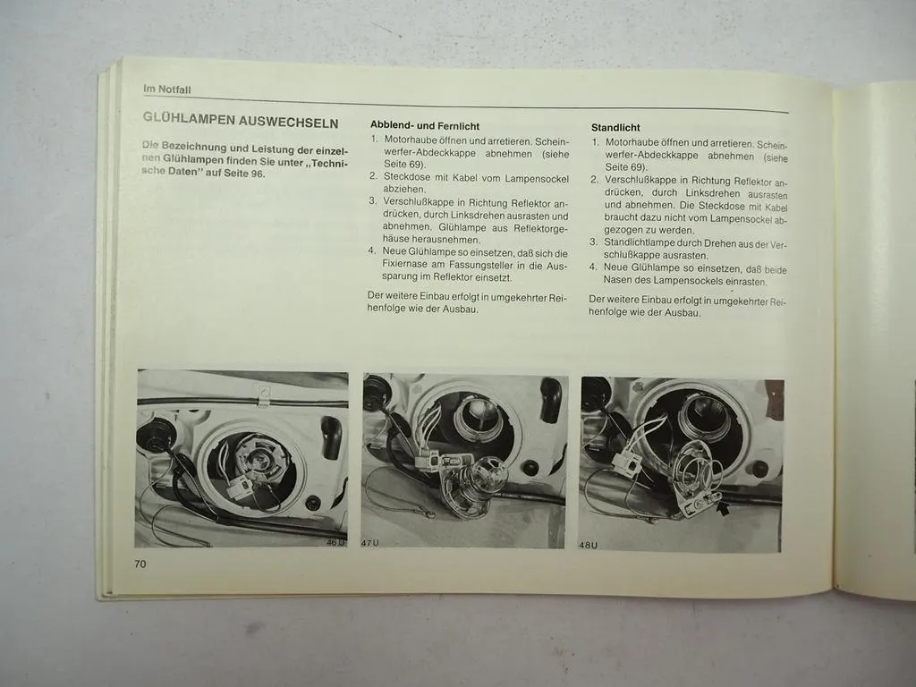 Opel Ascona Manta B Betriebsanleitung Bedienungsanleitung Wartung 1979