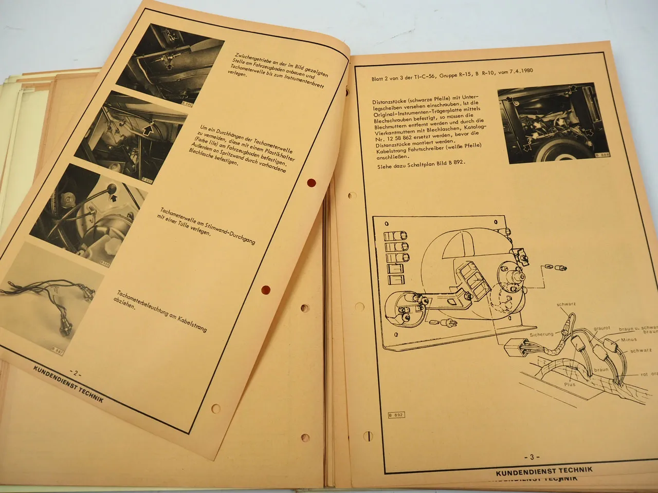 Opel Bedford Blitz Transporter Techn. Information 1969 - 1980 Werkstatthandbuch