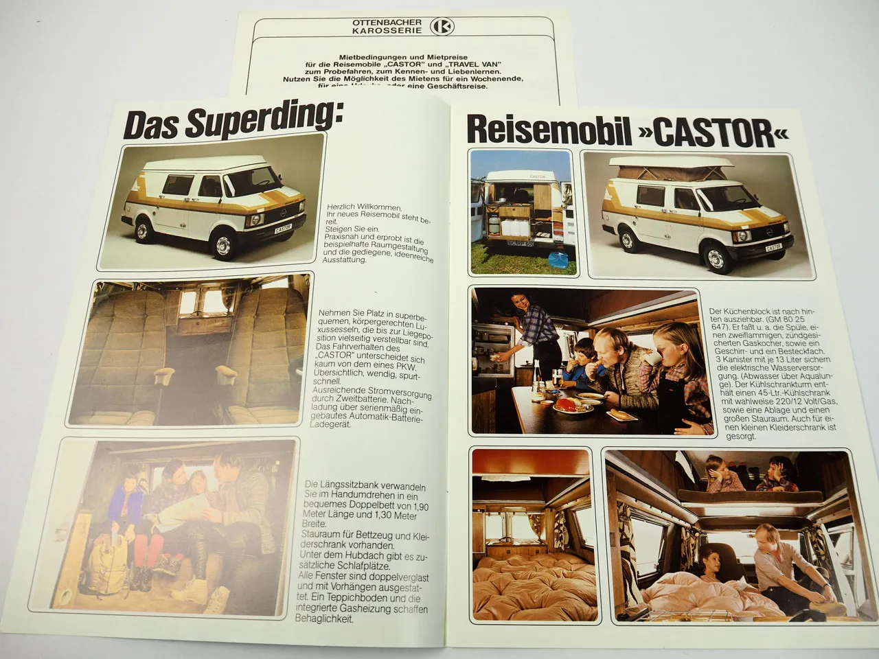 Opel Bedford Blitz Travel Van Castor Reisemobil Wohnmobil Ottenbach Karosserie