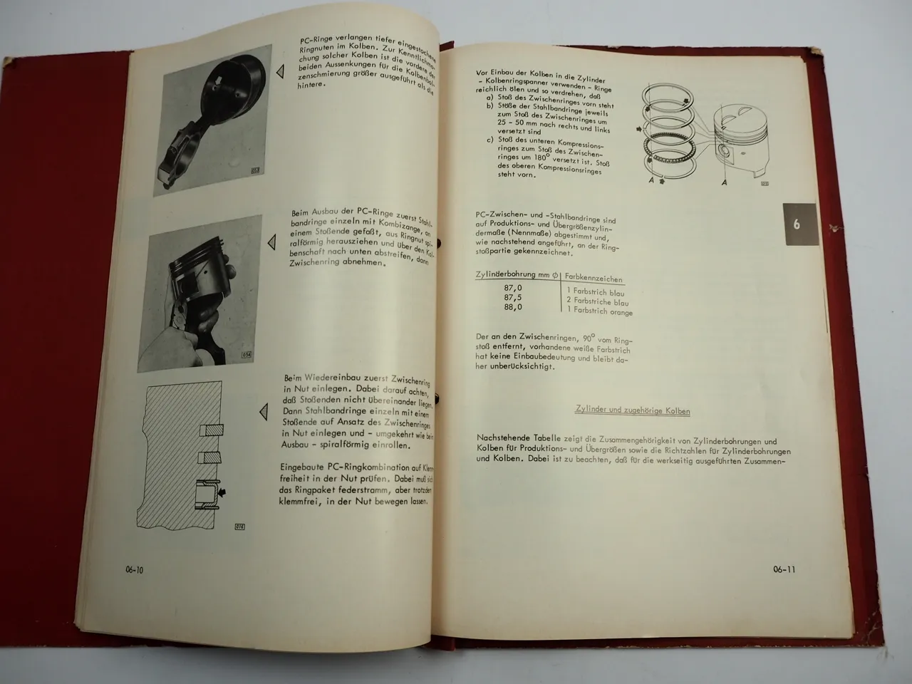 Opel Commodore A Coupe Limousine mit 2,5l und 2,2l Motor Werkstatthandbuch 1967