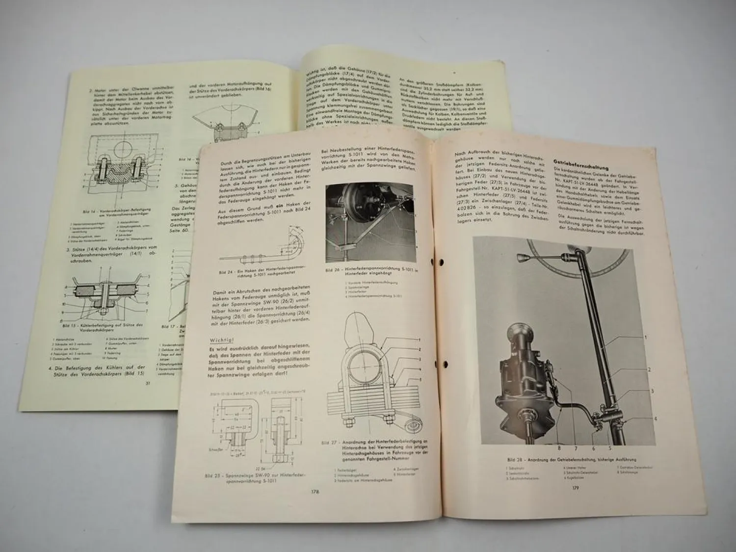 Opel Kapitän 51 2,5l Technische Nachrichten Werkstatthinweise 1951/52