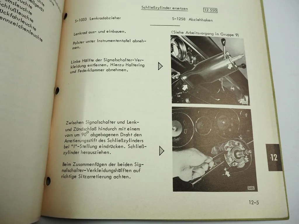 Opel Kapitän A Admiral A Werkstatthandbuch 2,8 L HL Motor Reparaturanleitung 1967