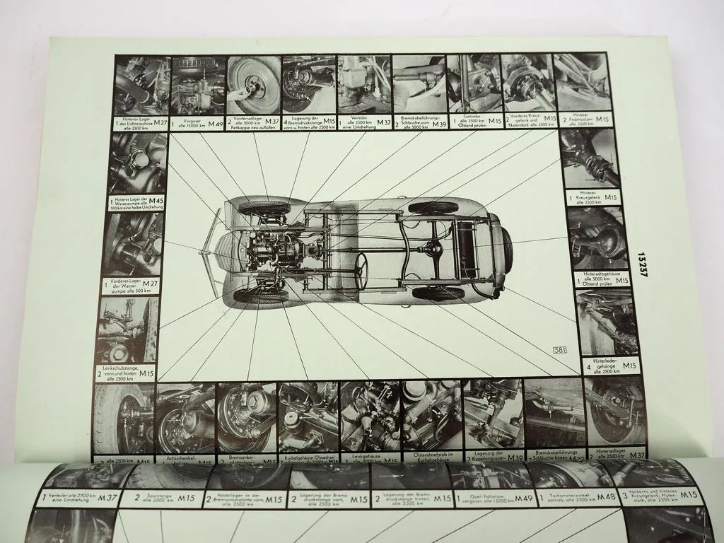 Opel Modelle Baujahr 1934 bis 1935 Werkstatthandbuch Technische Information