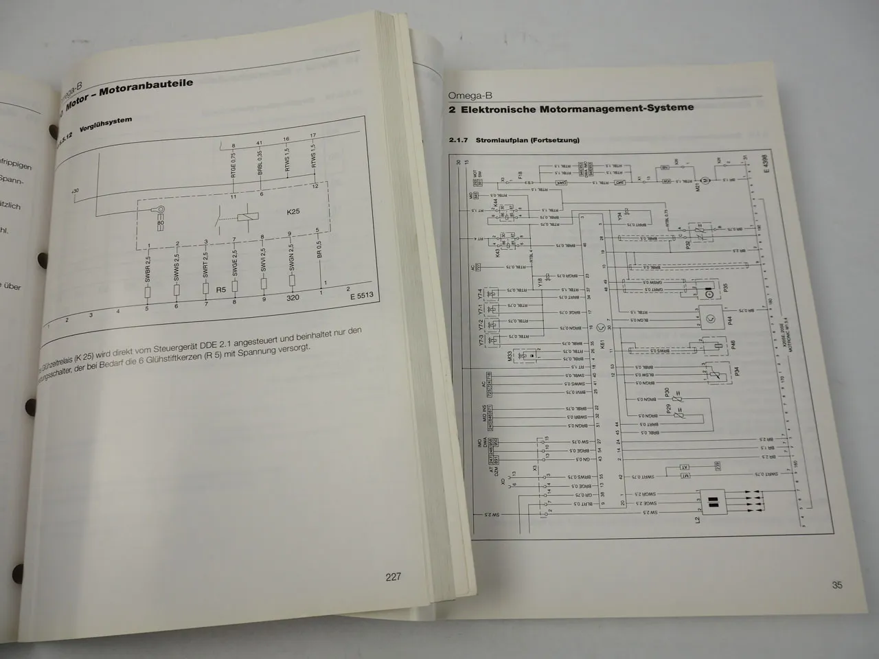 Opel Omega B Technische Neuheiten Dokumentation Werkstatthandbuch 1994