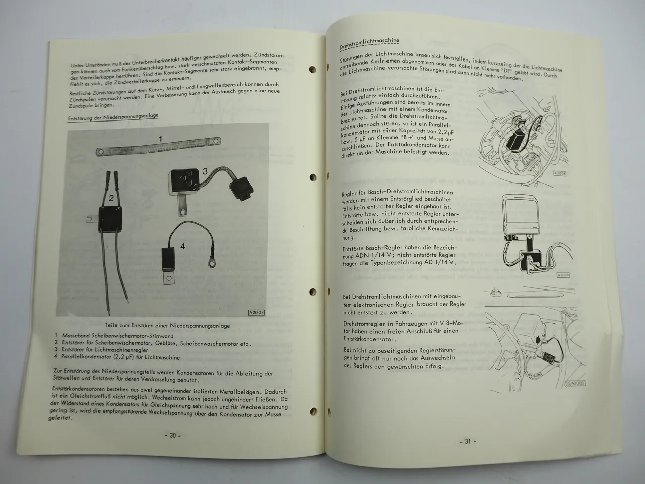 Opel Radio Technische Informationen und Diagnose 1976 Werkstatthandbuch