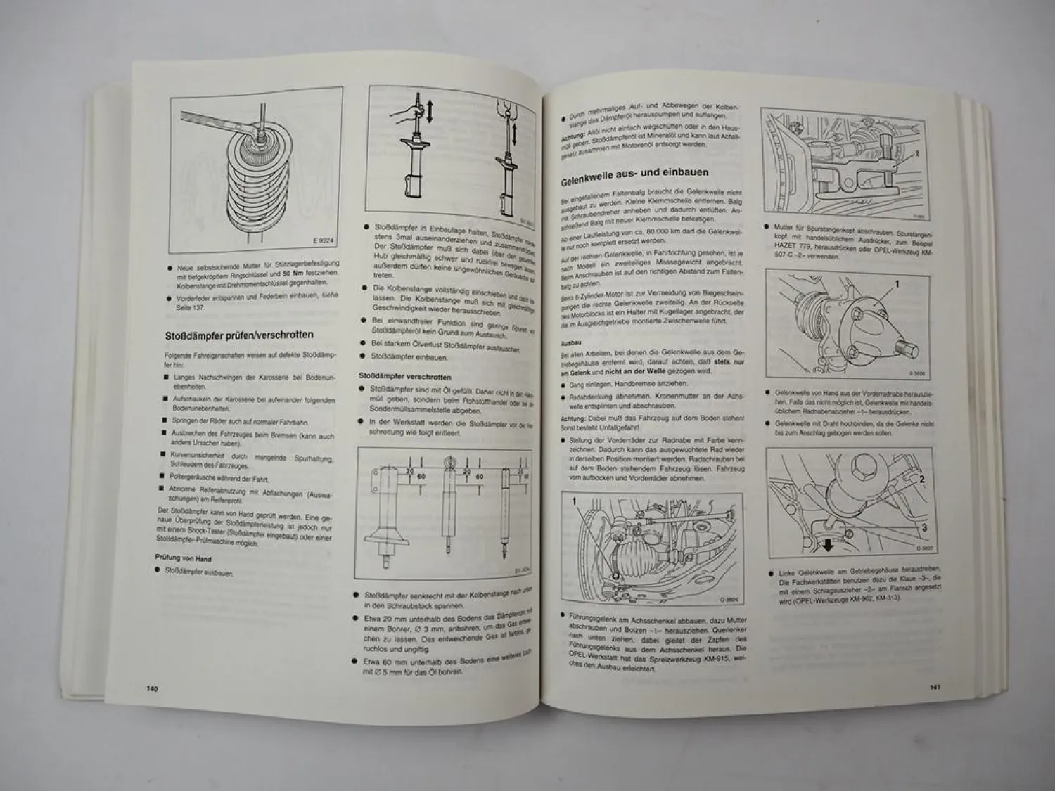 Opel Vectra B Reparaturanleitung 1995 - 2000 So wirds gemacht Etzold Bd. 101
