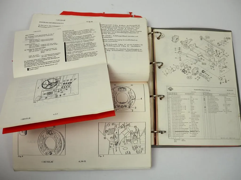 Orenstein & Koppel O&K V35 V40 Betriebsanleitung Ersatzteilkatalog Schaltpläne