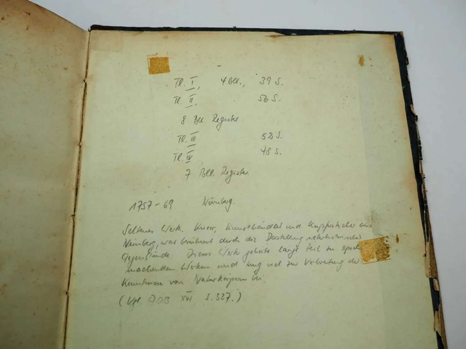 Orig. Buch Georg Wolfgang Knorr 1757 - 69 Muscheln und andere Geschöpfe Nürnberg