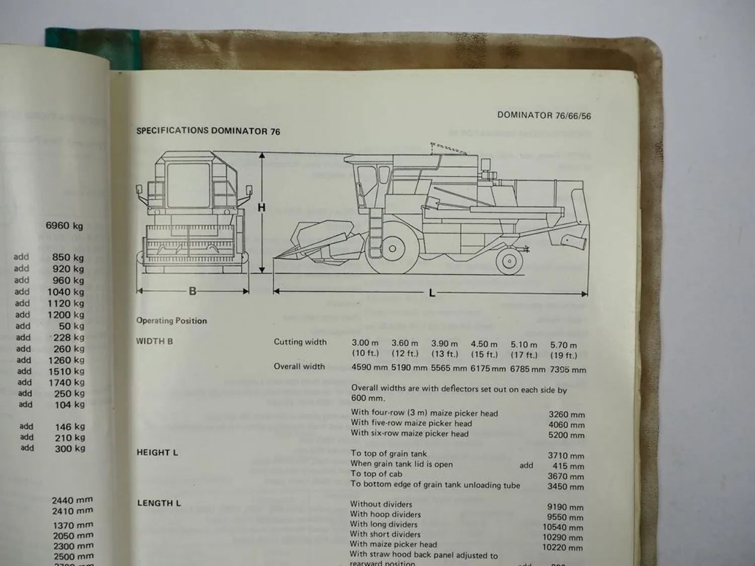 Orig. Claas Dominator 56 66 76 Operators Manual Maintenance Wiring Diagram 1981