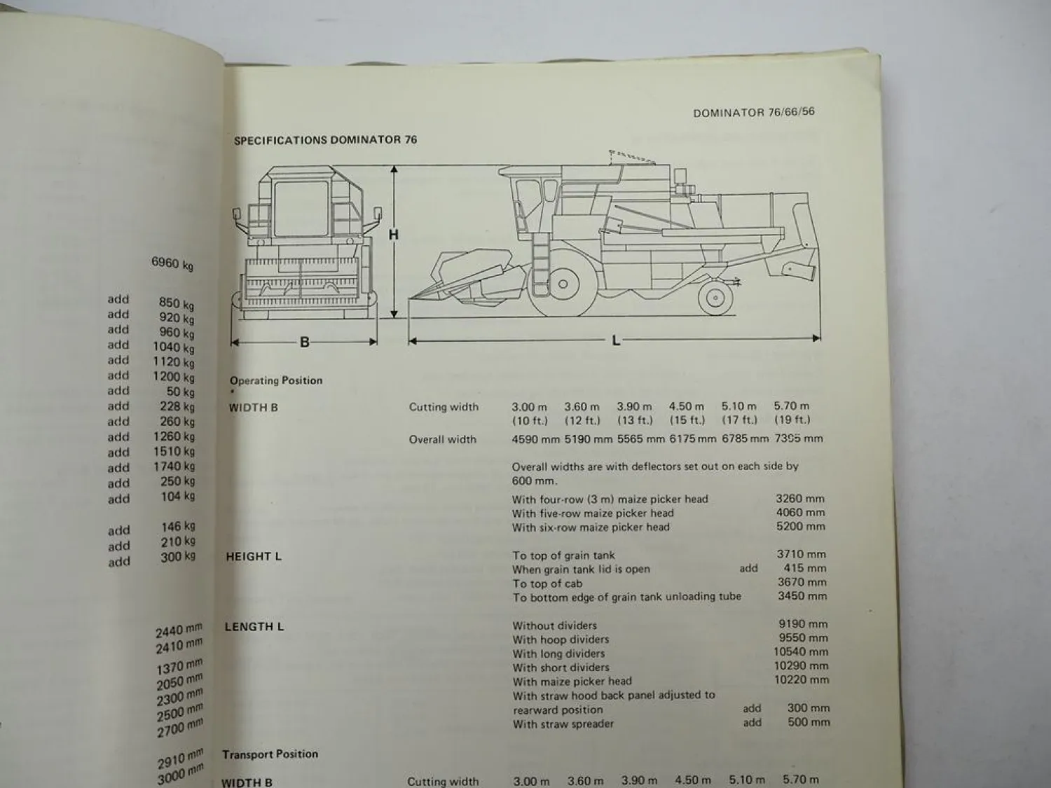 Orig. Claas Dominator 56 66 76 Operators Manual Maintenance Wiring Diagram 1981