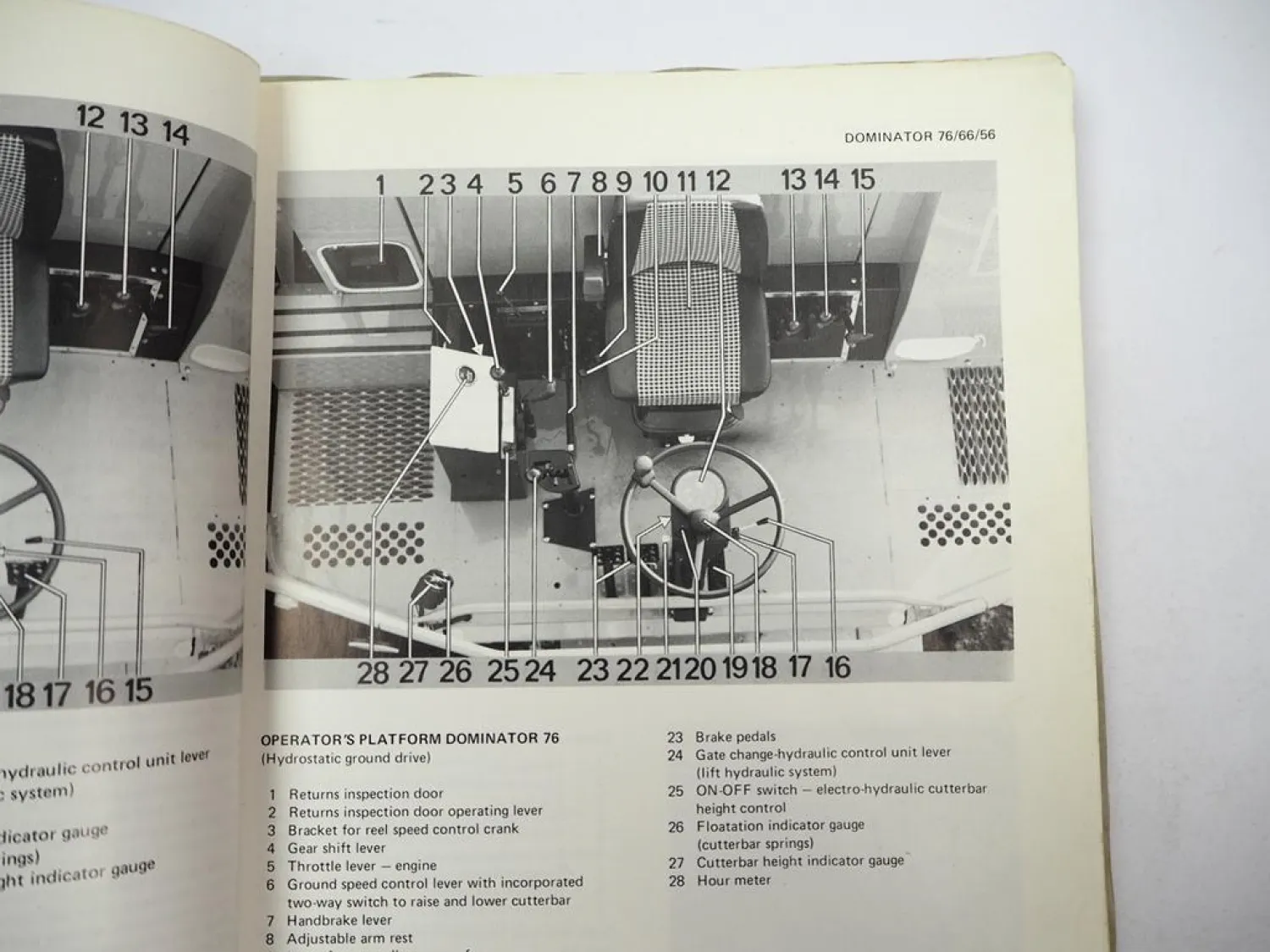 Orig. Claas Dominator 56 66 76 Operators Manual Maintenance Wiring Diagram 1981