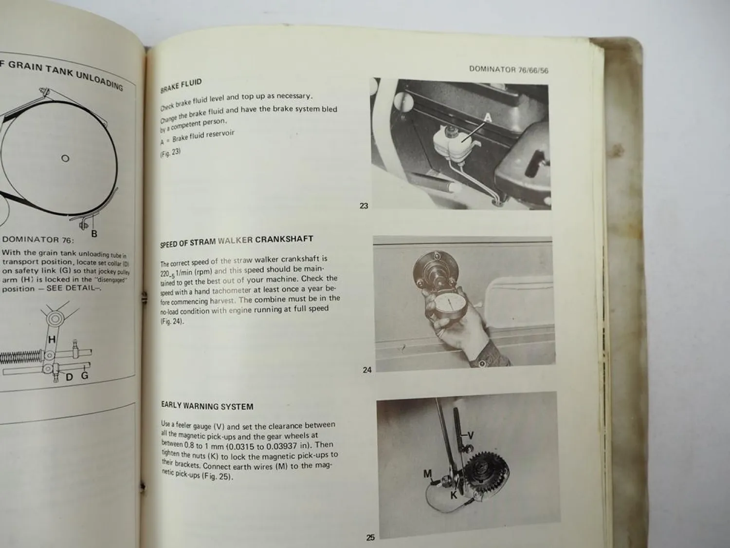 Orig. Claas Dominator 56 66 76 Operators Manual Maintenance Wiring Diagram 1981