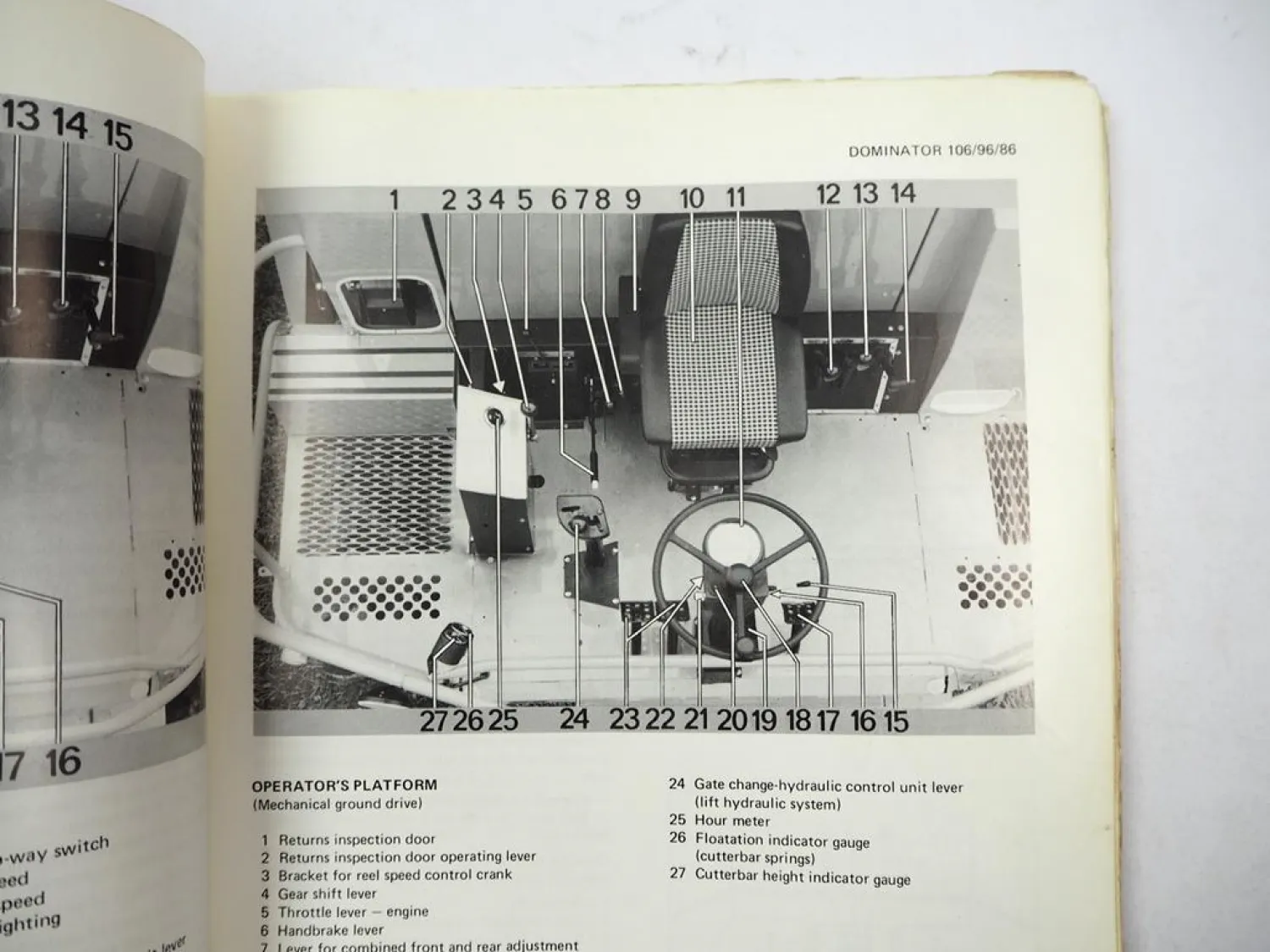 Orig. Claas Dominator 86 96 106 Operators Manual Maintenance Wiring Diagram 1981