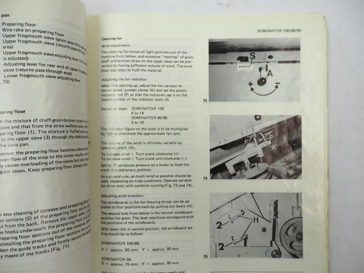 Orig. Claas Dominator 86 96 106 Operators Manual Maintenance Wiring Diagram 1981