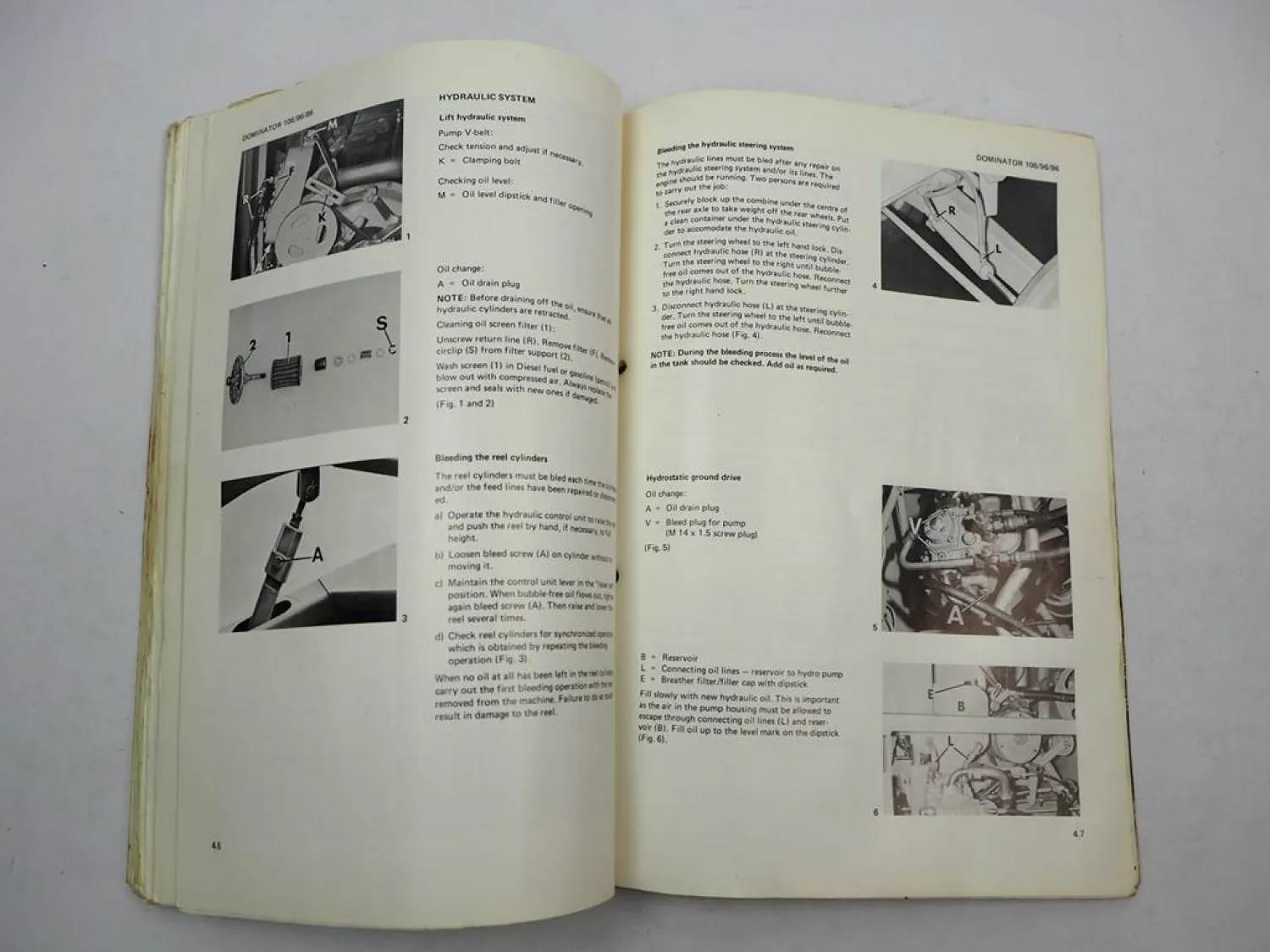Orig. Claas Dominator 86 96 106 Operators Manual Maintenance Wiring Diagram 1981