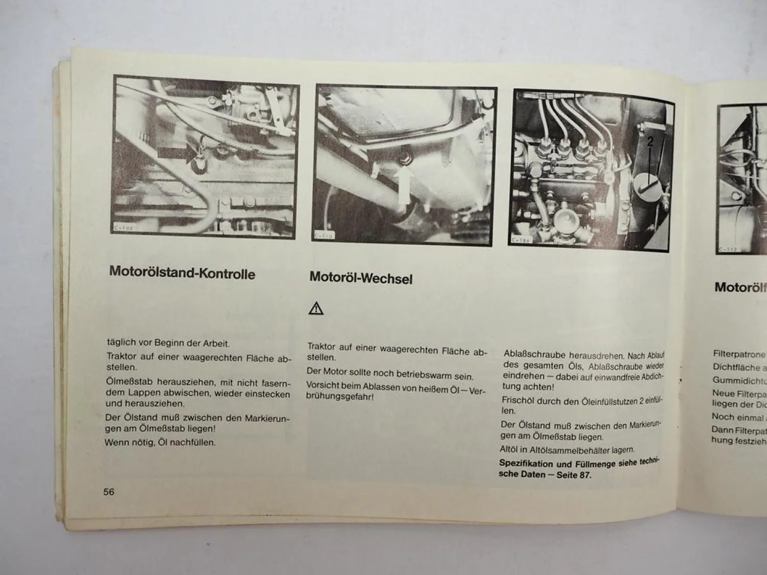 Orig. Deutz D 6807C 7207C 7807C Traktor Betriebsanleitung Wartung Bedienung 1981