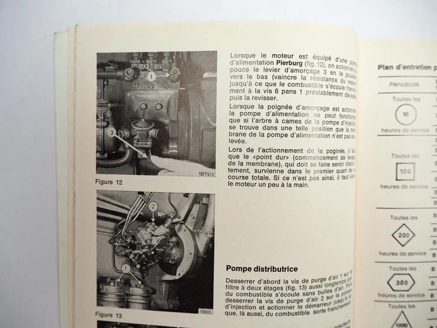 Orig. Deutz F3L F4L F5L F6L 912 W Moteur Manuel dinstructions 1977 französisch
