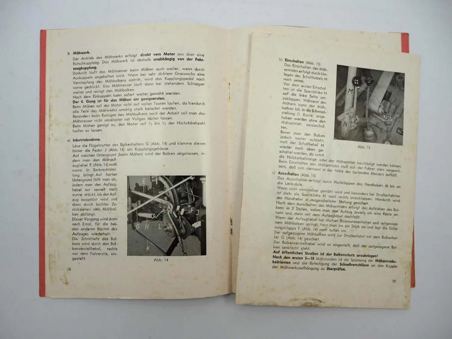 Orig. Fendt Farmer 1 FW237 Dieselross Betriebsanleitung Bedienung Wartung 1958
