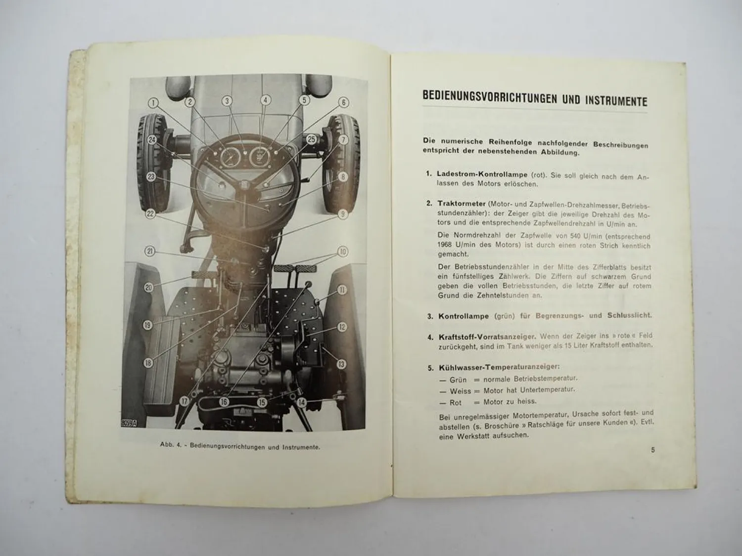 Orig. FiatTrattori Fiat 640 640DT Schlepper Betriebsanleitung Bedienung 1977