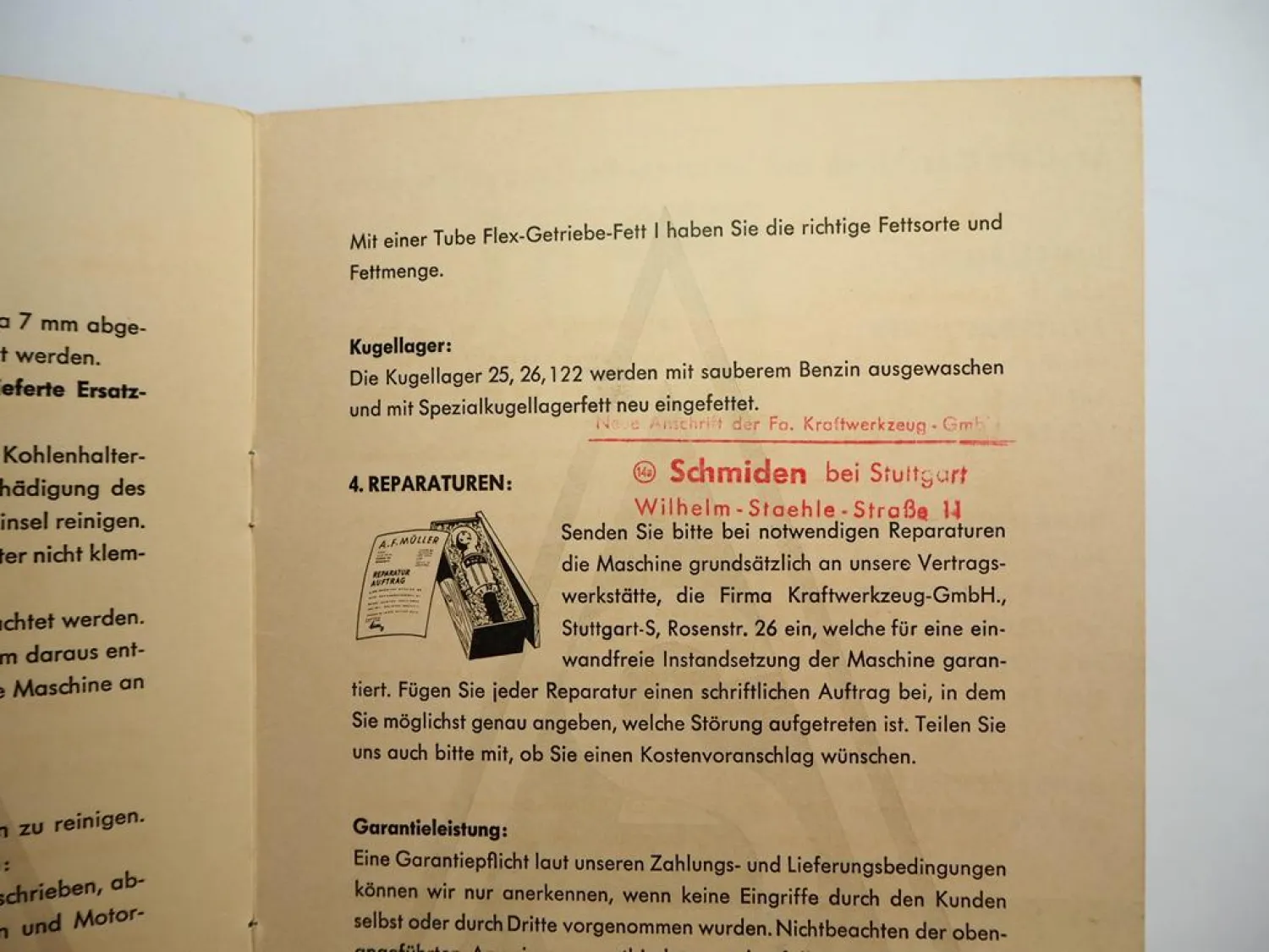 Orig. Flex DL 806 808 Handschleifmaschine Betriebsanleitung Ersatzteilliste 1960